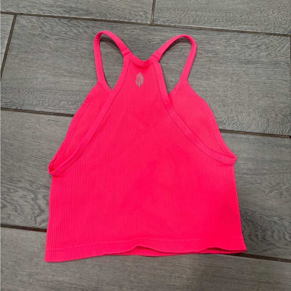 Free People Movement Happiness Runs Crop Tank Pink Size XS - Picture 4 of 4